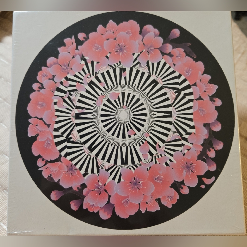 Romantic Cherry Blossum  1000 Piece Puzzle - Black and Pink